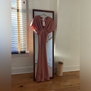 NEW W TAGS BHLDN Anthropologie Leila. Long evening dress, beautifully draped XS